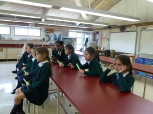 Gr. 2's Visit Sr. Science Wing